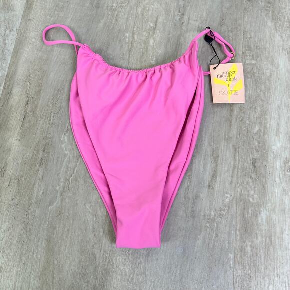 NEW Skatie X Amber Fillerup Clark Bikini Dahlia Pink Ella Top Bobbie Bottom XL - Picture 10 of 14